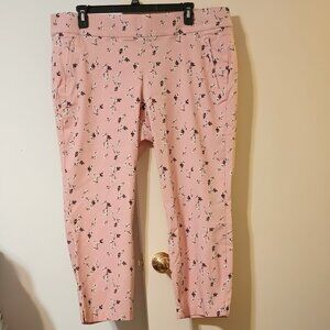 EUC ~ Lane Bryant's The Allie Pull-On Chino Pants Zip Pockets (Size: 24 Regular)